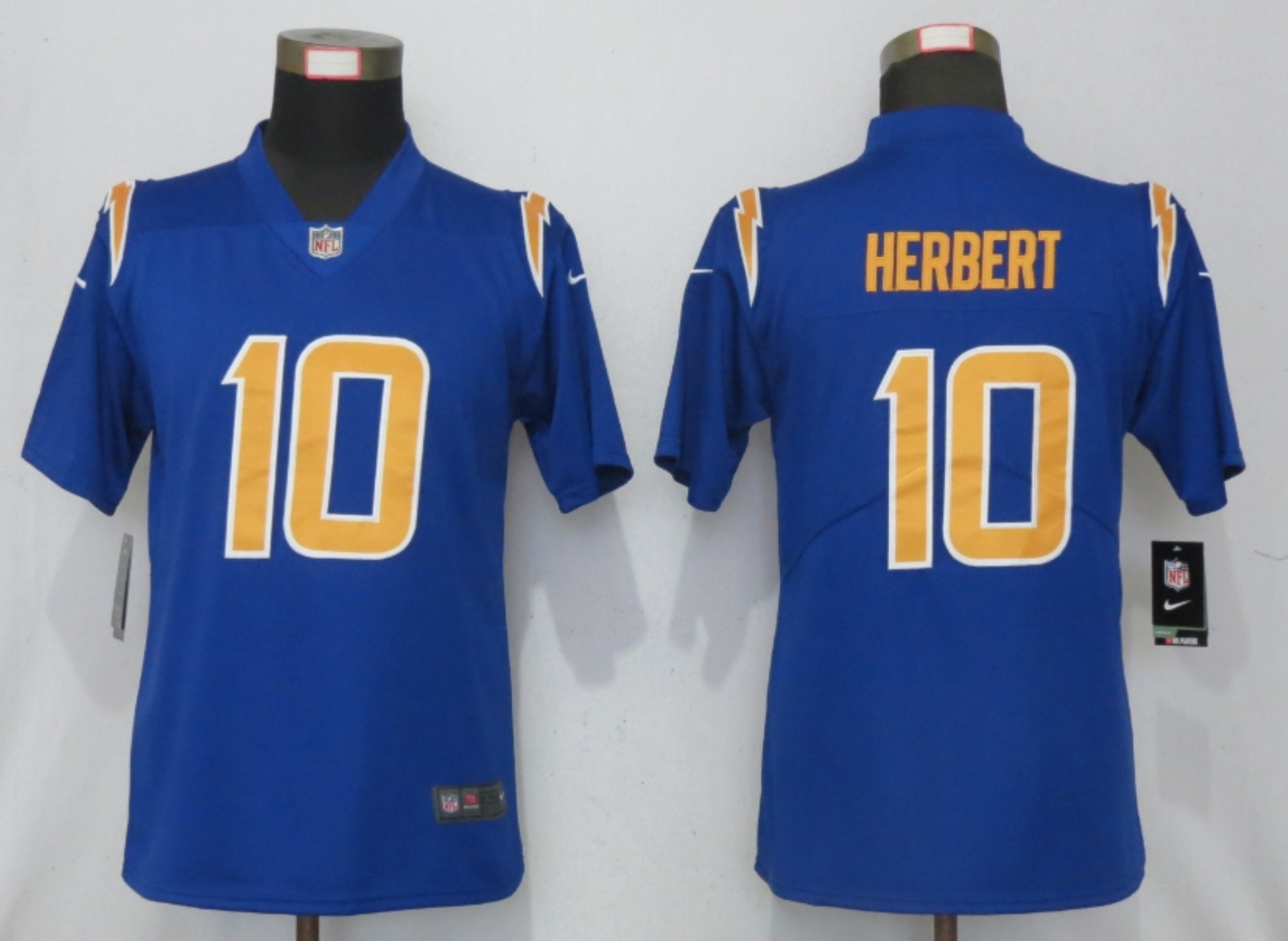 Women New Nike San Diego Chargers #10 Herbert oyal BlueLos Angeles 2nd Alternate Elite Playe->women nfl jersey->Women Jersey
